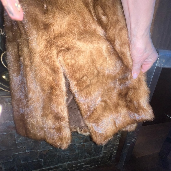 2000s Giuliana Teso for Neiman Marcus Full-Length Mink Coat Rich Brown Italy - Picture 7 of 13